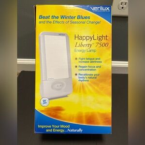 Verilux Daylight Therapy Lamp Happy Light Natural Spectrum Energy Health 7500LUX